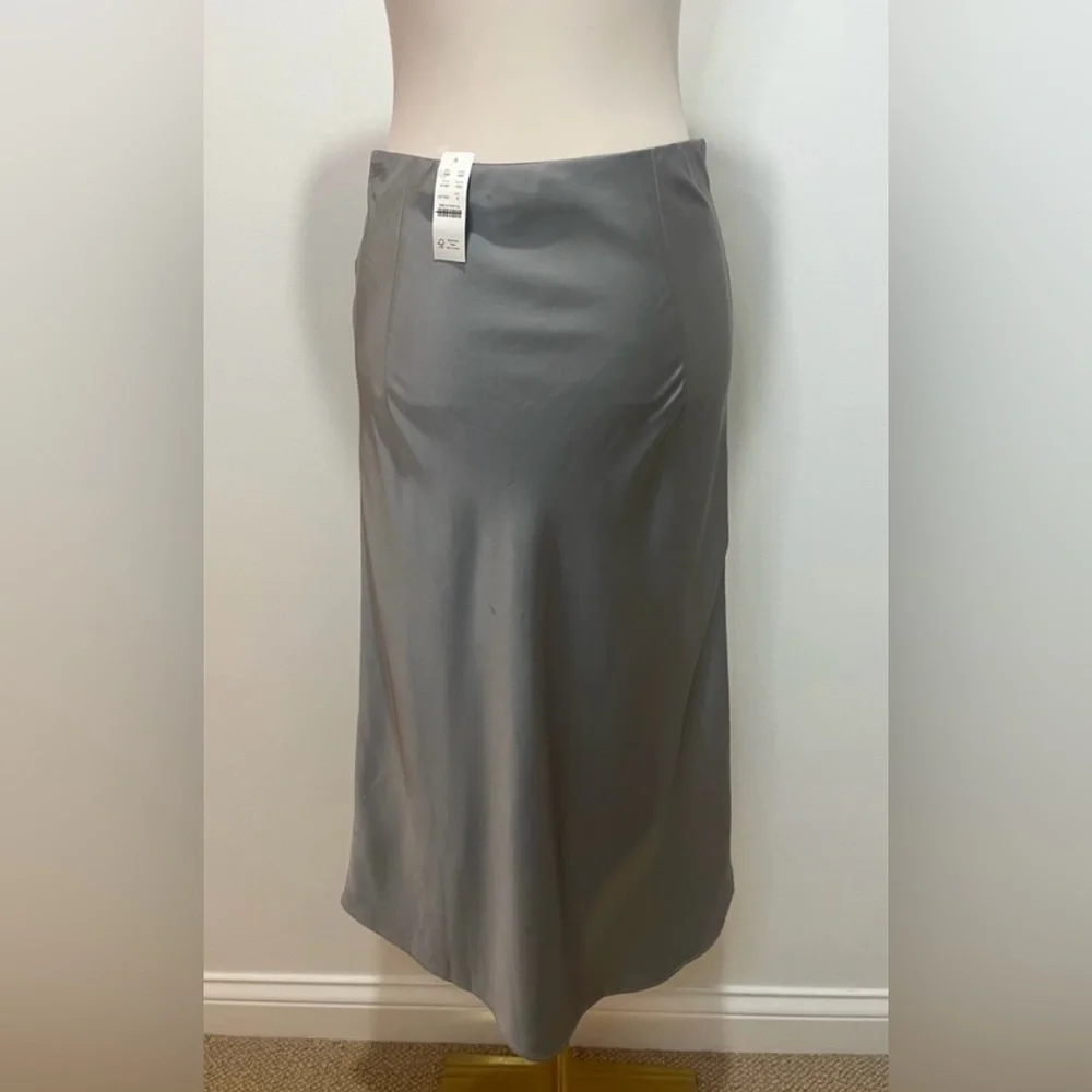 J.Crew Gwyneth slip skirt in vintage dove - Picture 7 of 9